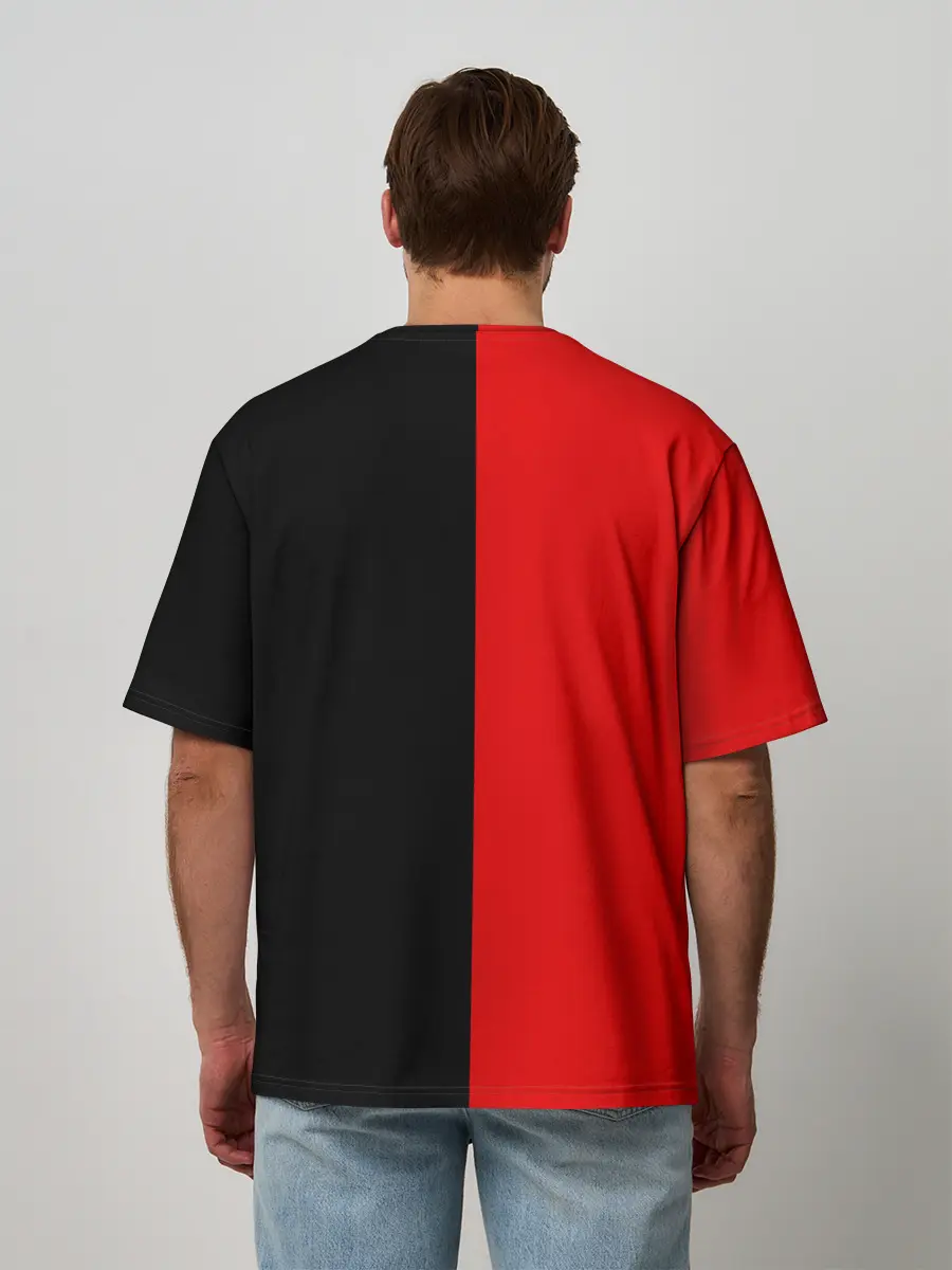 Мужская футболка оверсайз / Hitman splash