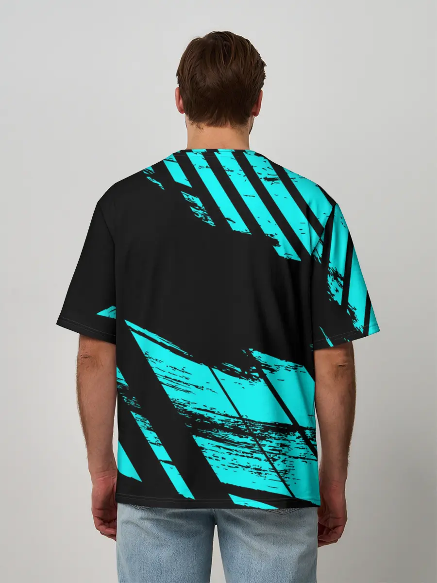 Мужская футболка оверсайз / Porsche