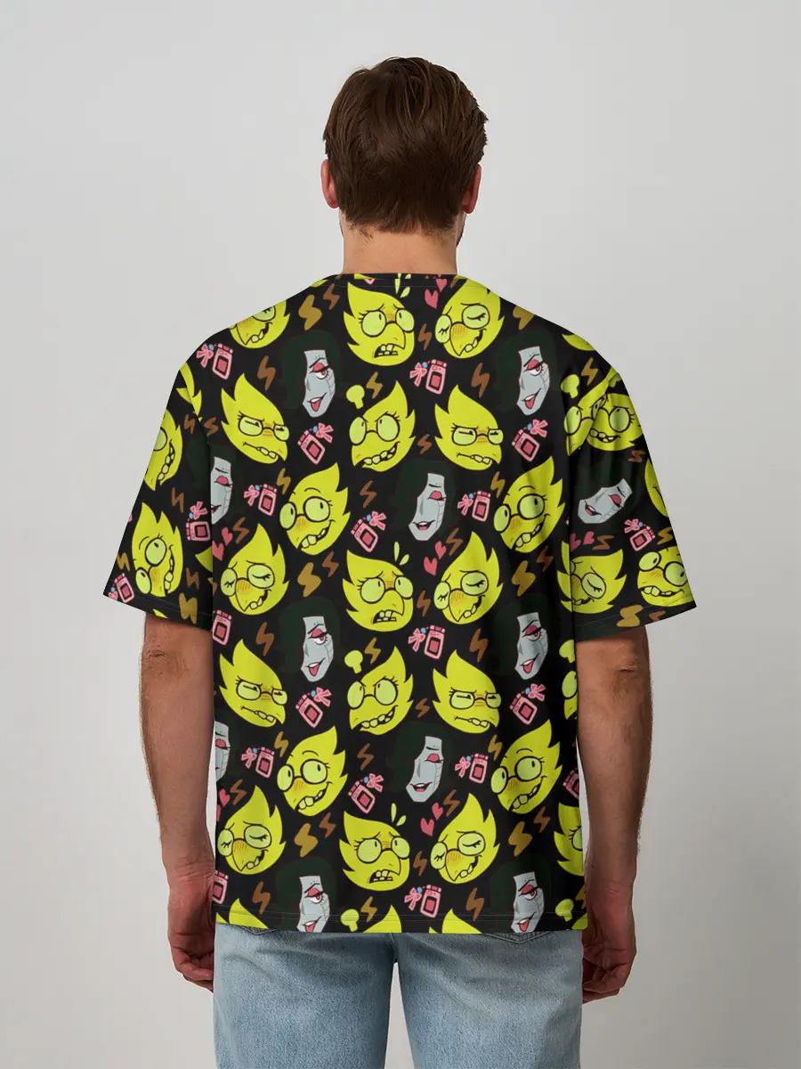 Мужская футболка оверсайз / Undertale