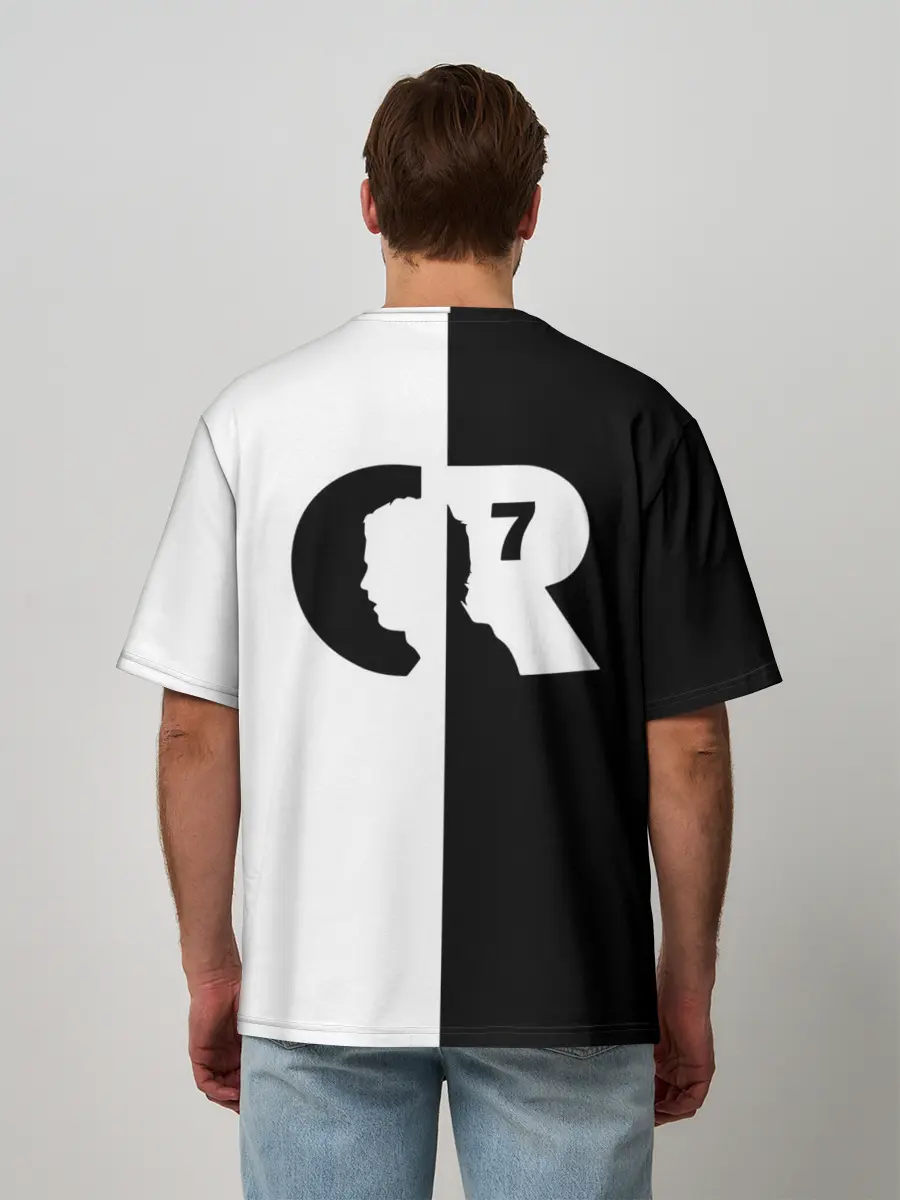 Мужская футболка оверсайз / Cristiano Ronaldo