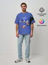 Мужская футболка оверсайз / sonic