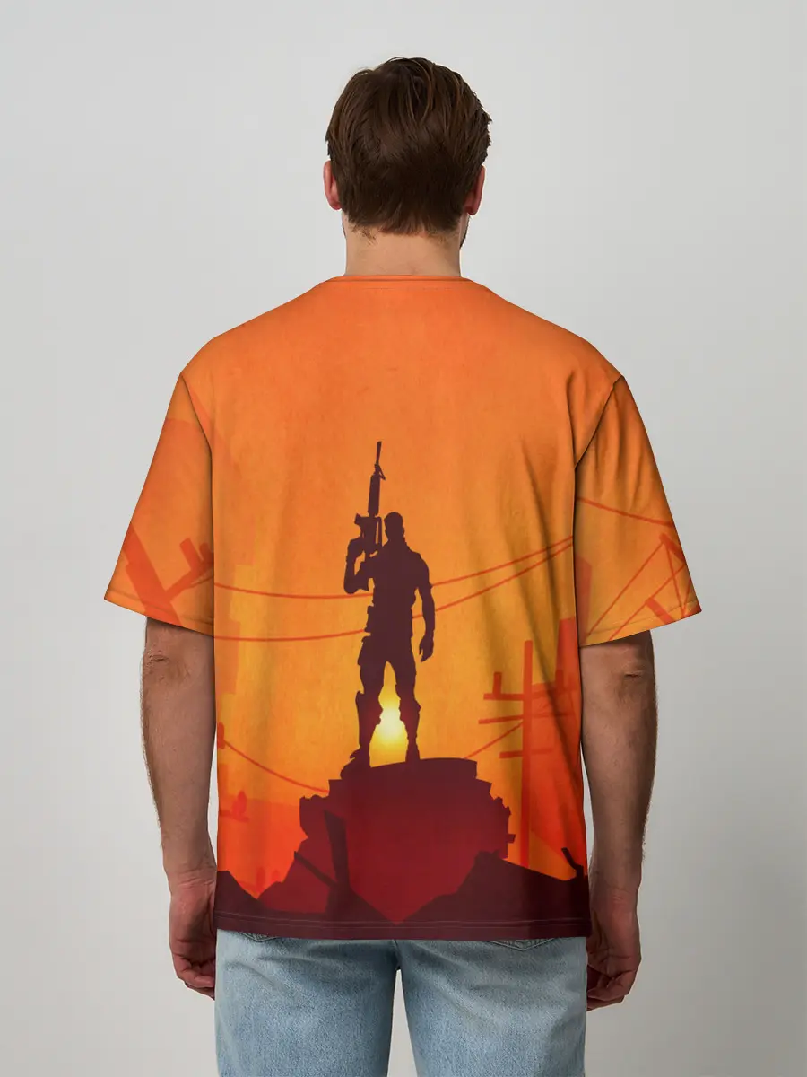 Мужская футболка оверсайз / Fortnite.