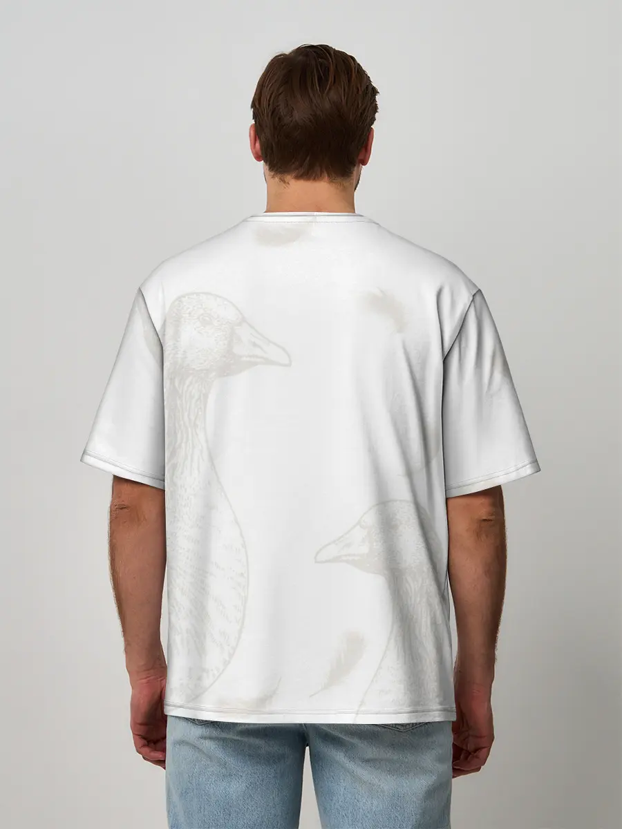 Мужская футболка оверсайз / GUSSI ga-ga-ga