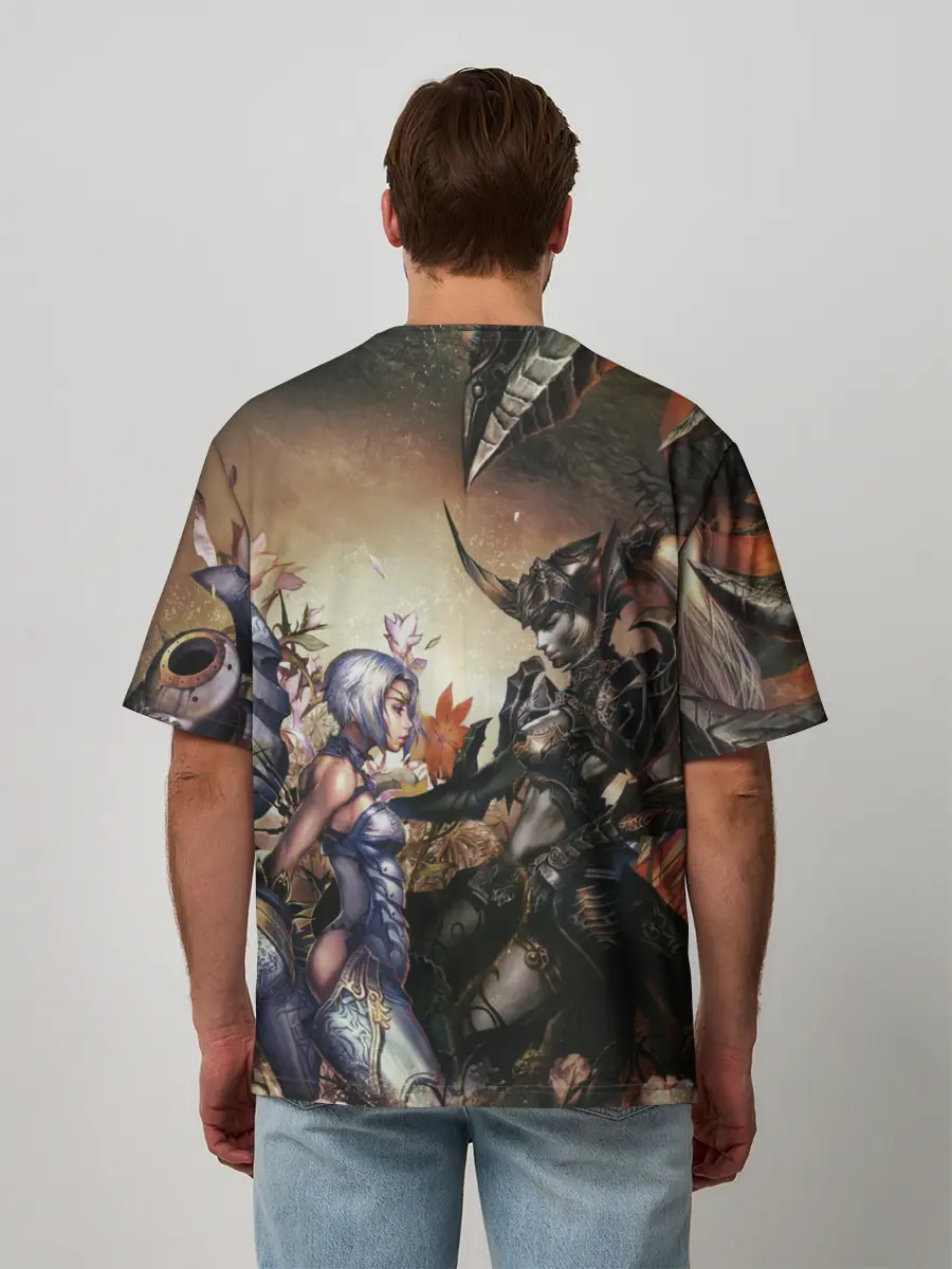 Мужская футболка оверсайз / Lilith and Anakim