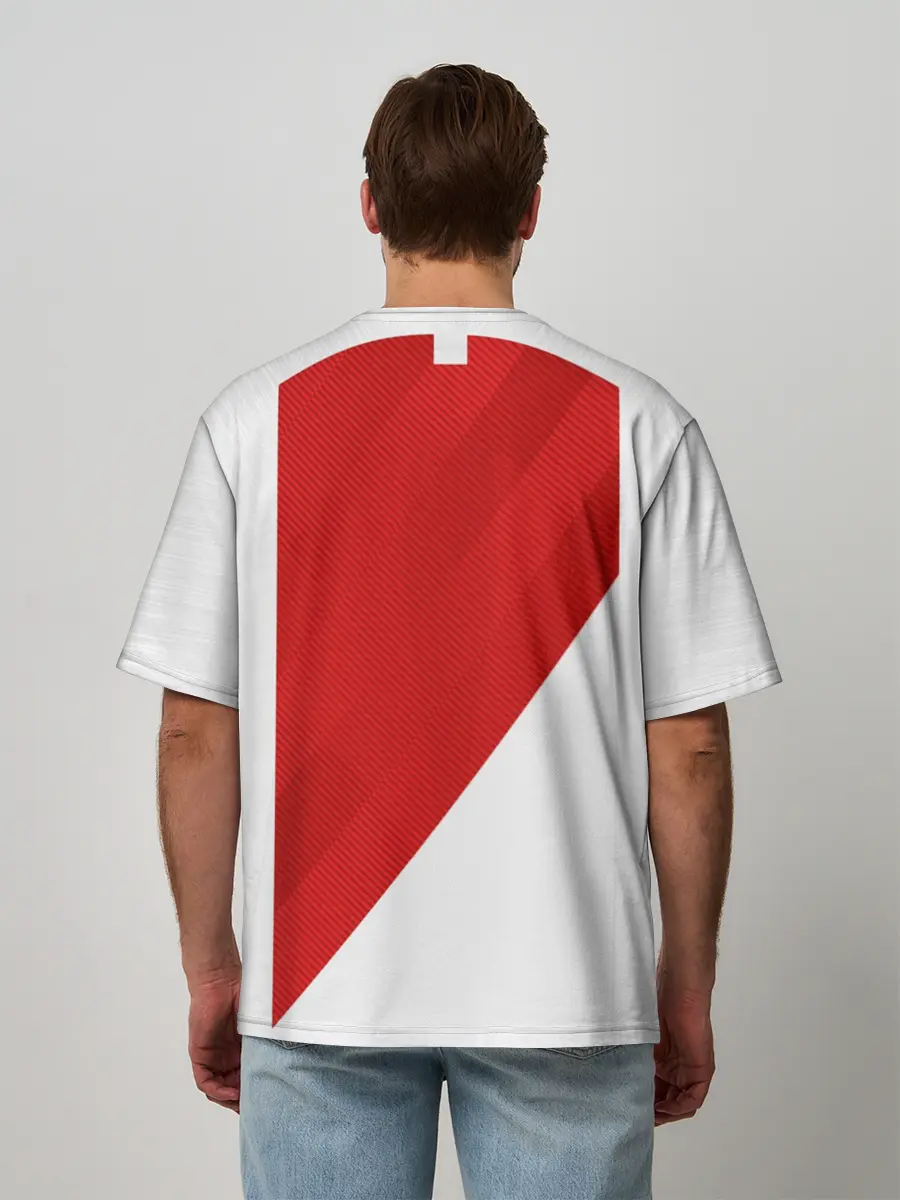 Мужская футболка оверсайз / Monaco home 18-19