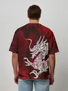 Мужская футболка оверсайз / Chinese Dragon