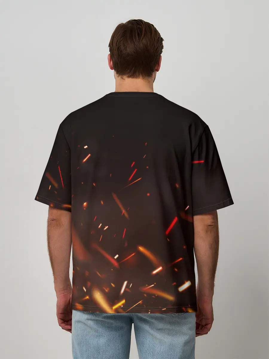 Мужская футболка оверсайз / Charizard | Pokemon