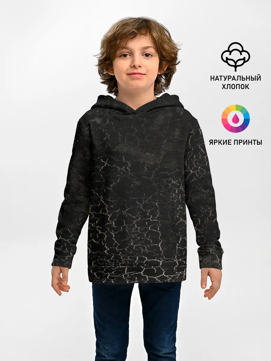 Детское худи / Квадрат Малевича как фон