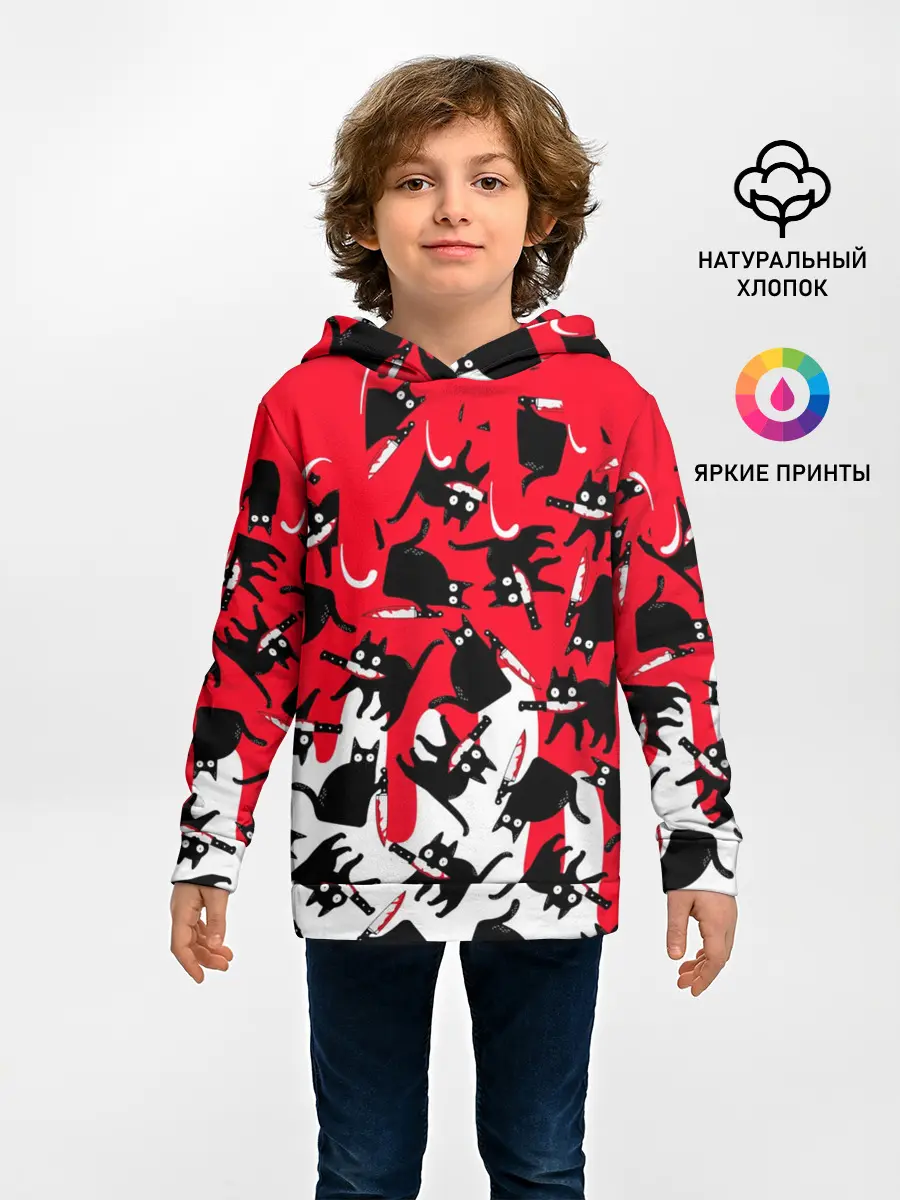 Детское худи / WHAT CAT