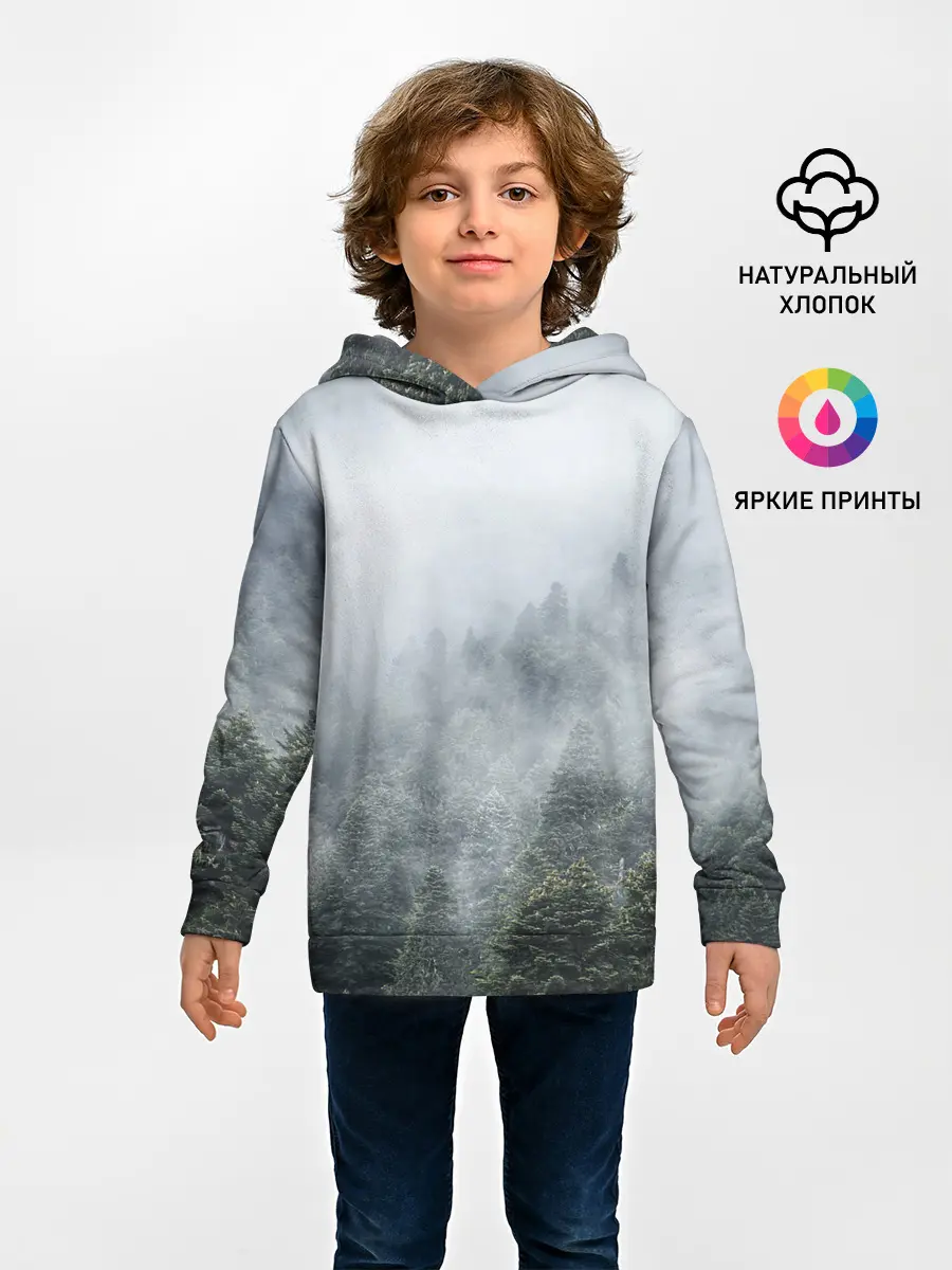 Детское худи / Туманный лес