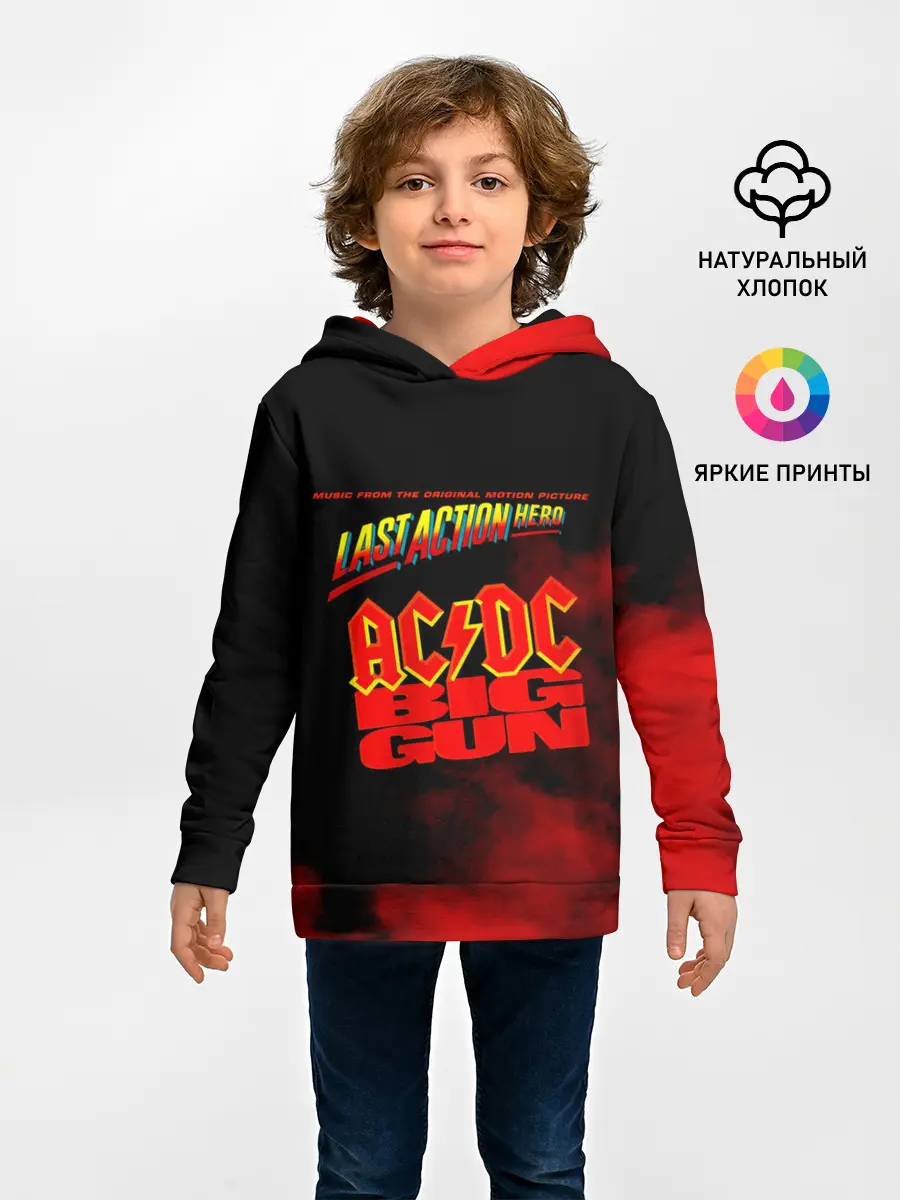 Детское худи / AC/DC - BIG GUN