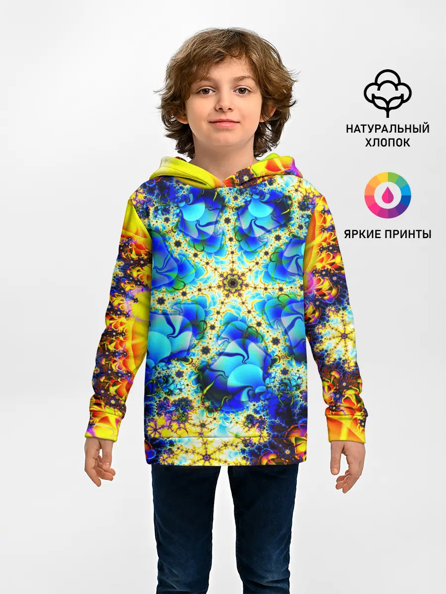 Детское худи / ИЛЛЮЗИЯ ФРАКТАЛОВ