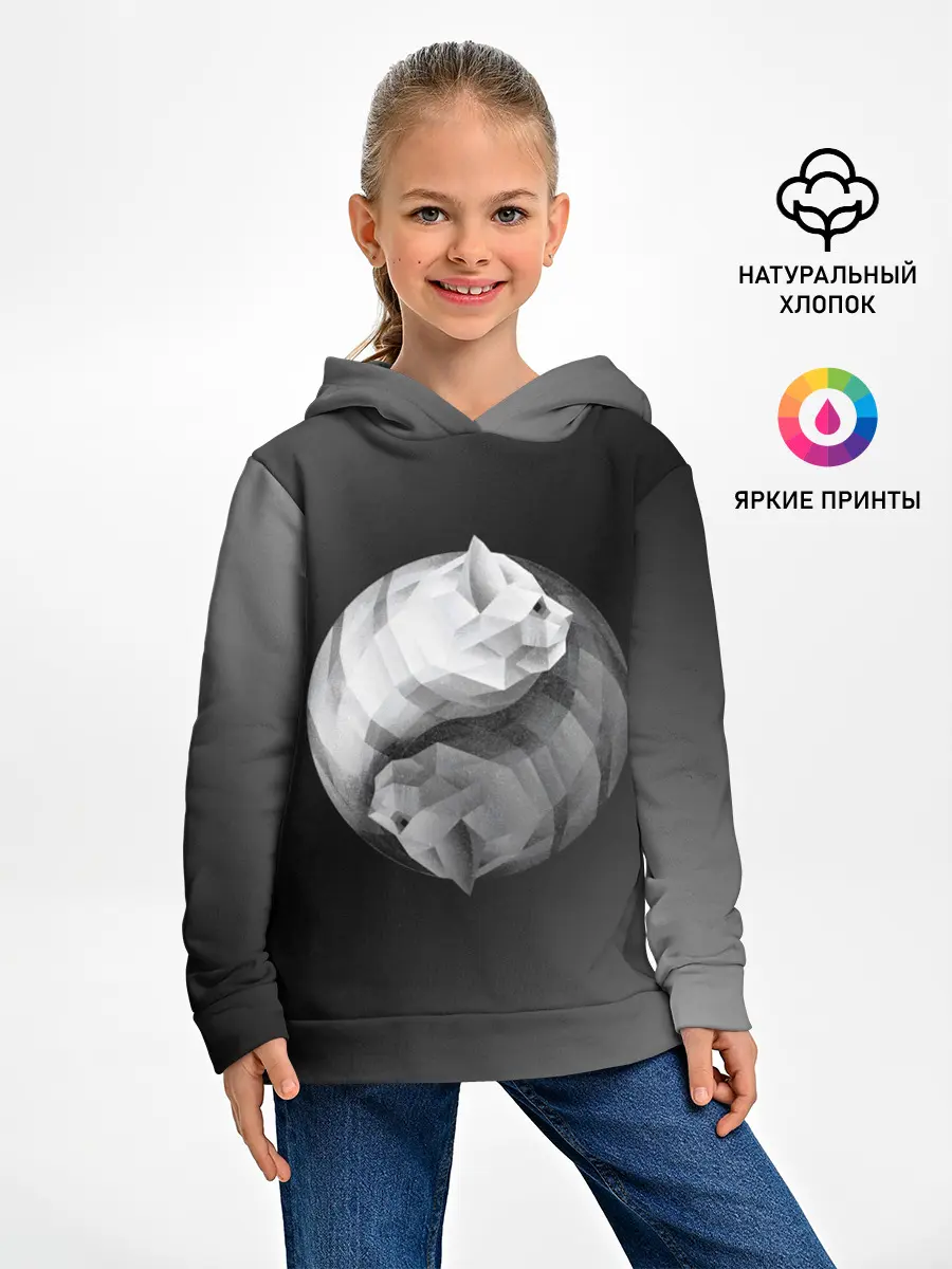 Детское худи / Янь Янь Котики