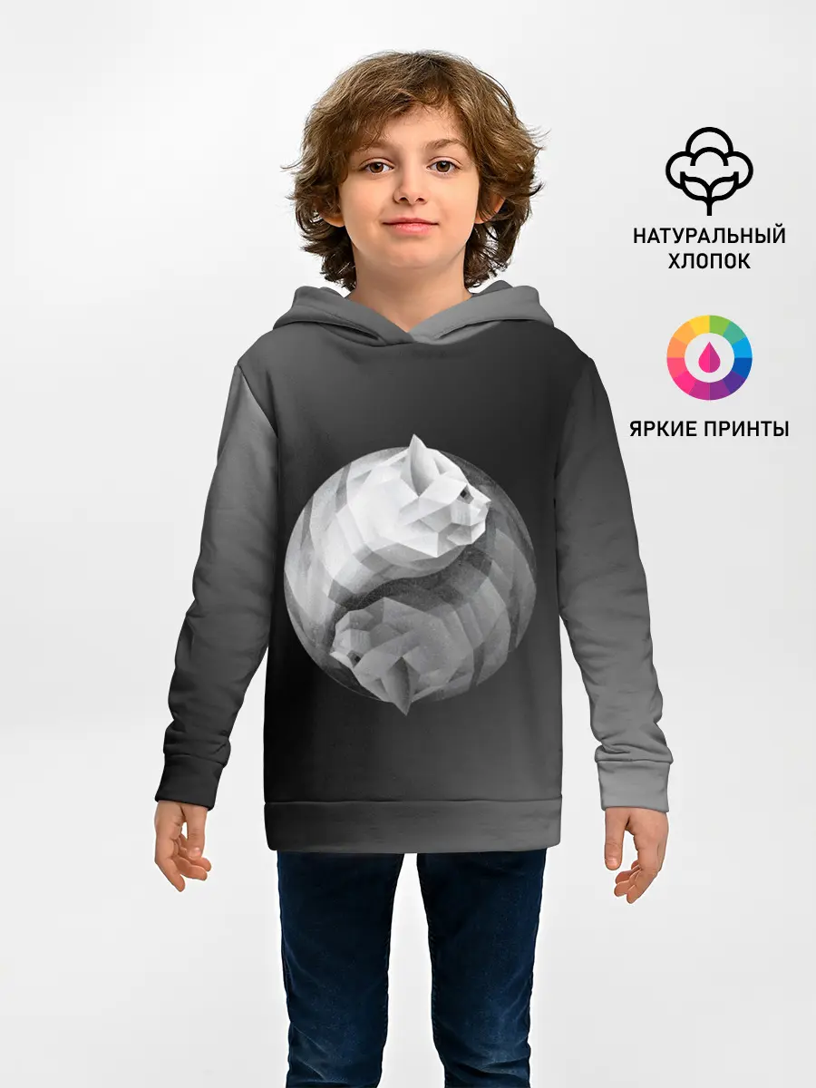 Детское худи / Янь Янь Котики