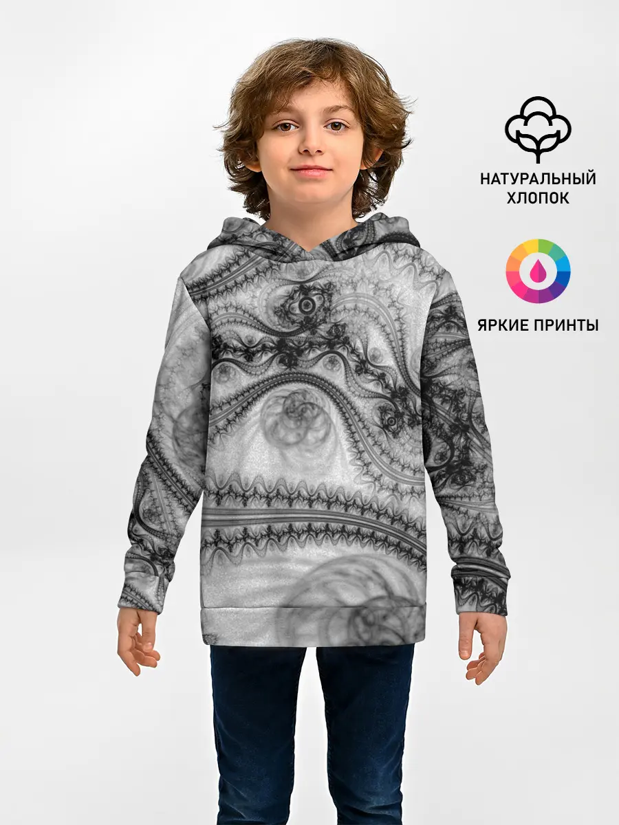 Детское худи / Spilled ink Texture