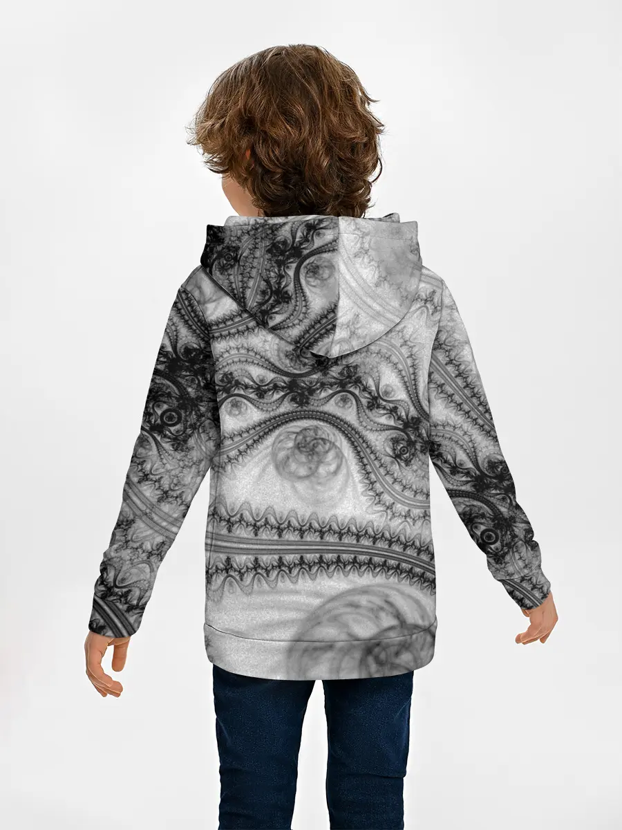 Детское худи / Spilled ink Texture