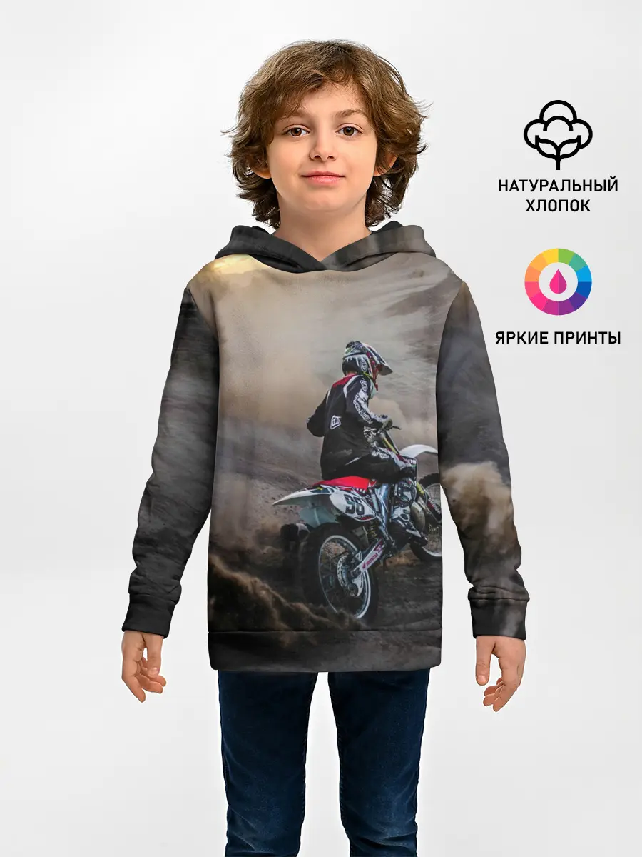 Детское худи / Душа питбайкера