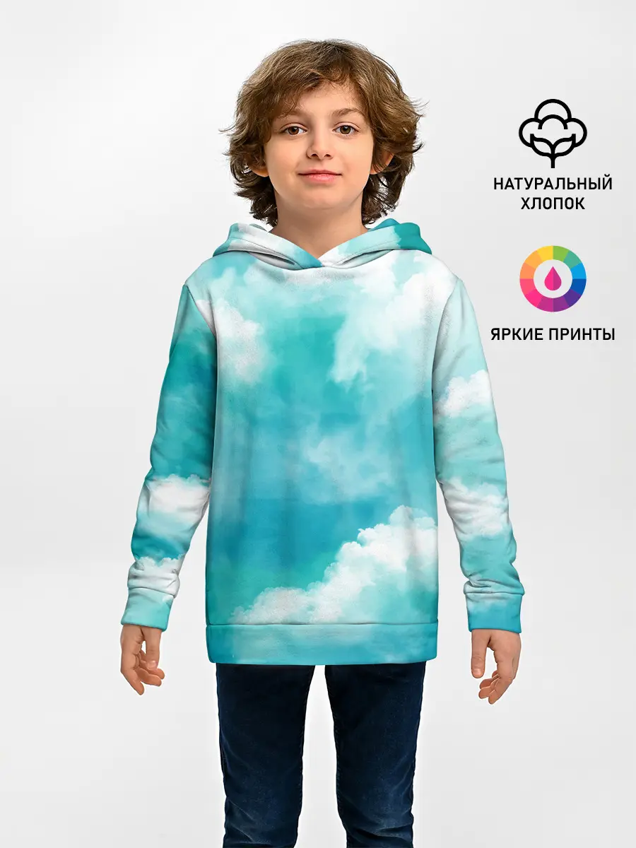 Детское худи / Голубое Небо | Blue Sky