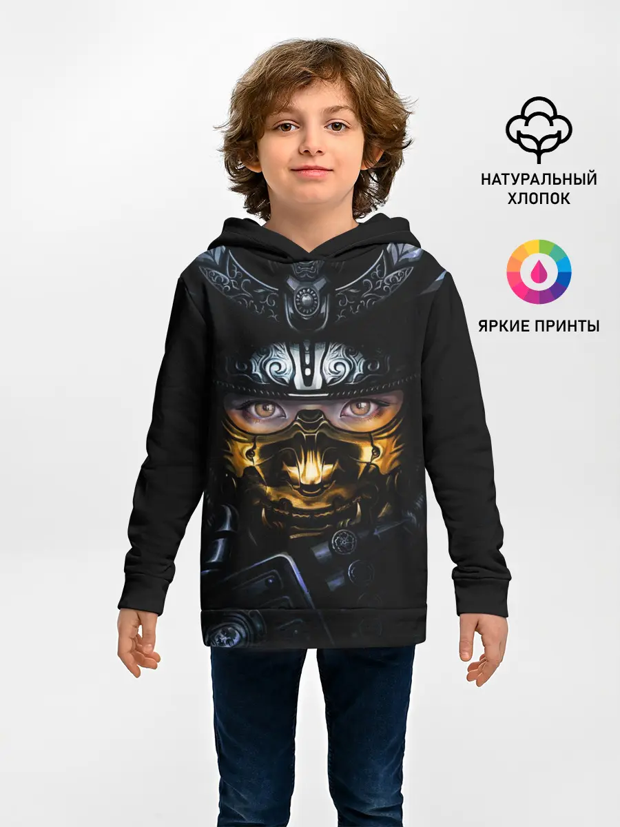 Детское худи / Девушка Самурай