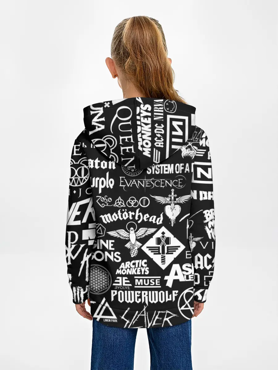 Детское худи / ЛОГОТИПЫ РОК ГРУПП