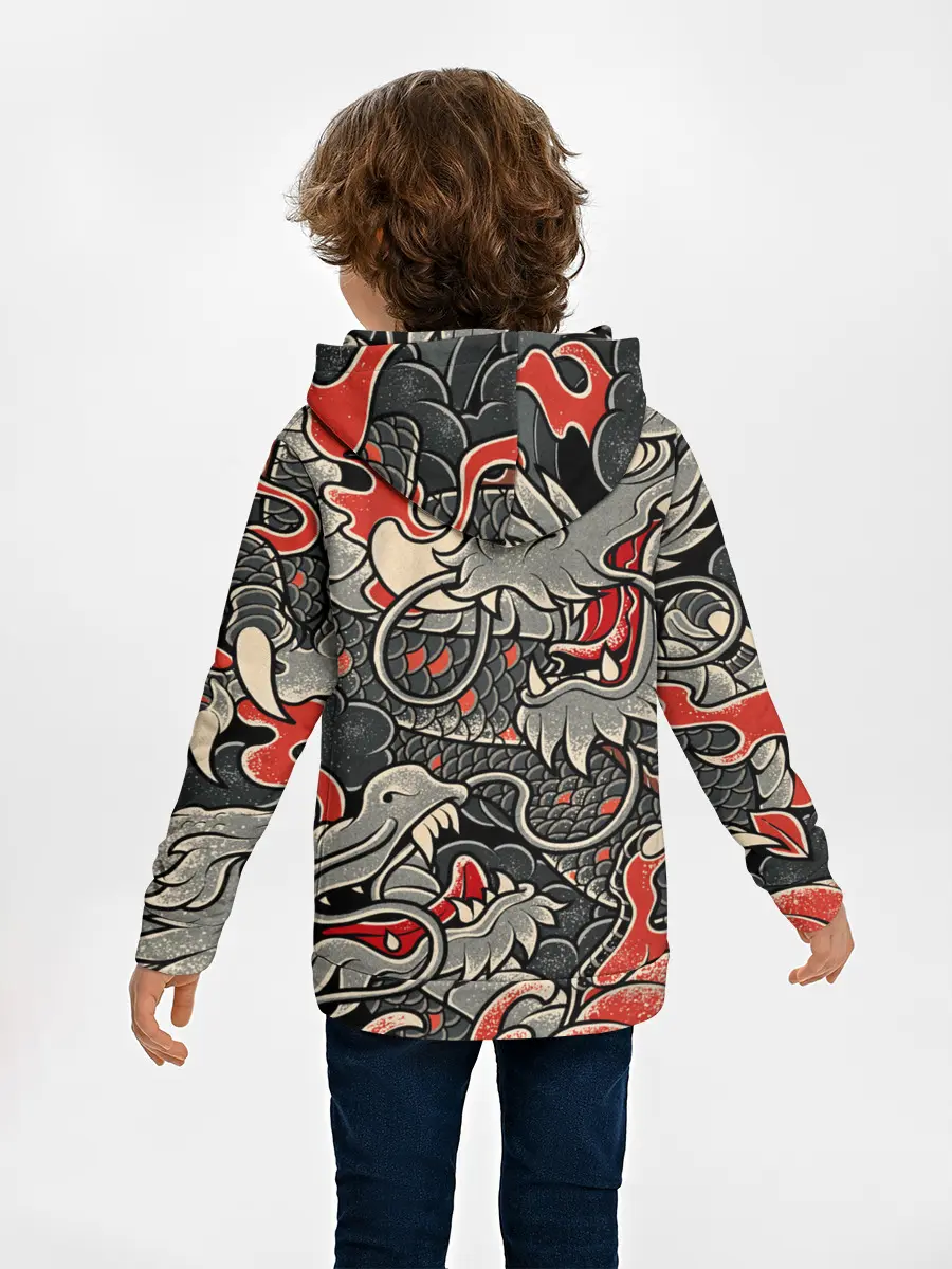 Детское худи / Dsquared tatoo DRAGON