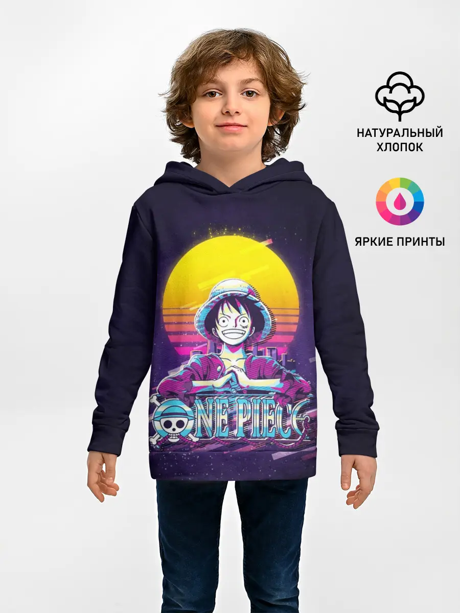 Детское худи / Neon One Piece