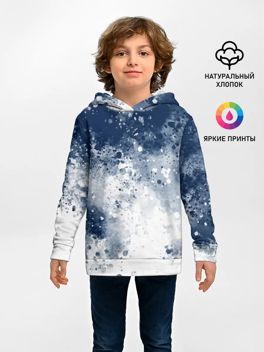 Детское худи / Чернильные капли