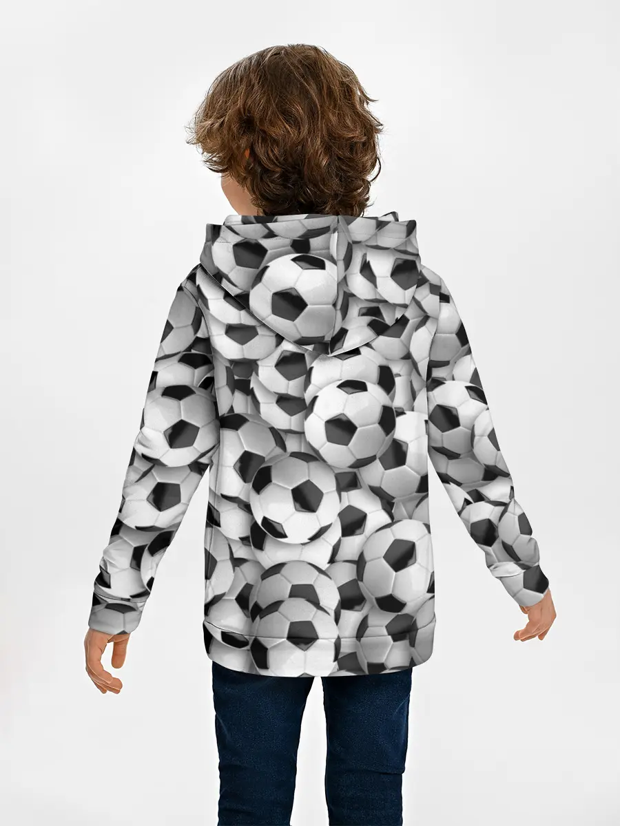 Детское худи / футбольные мячи много