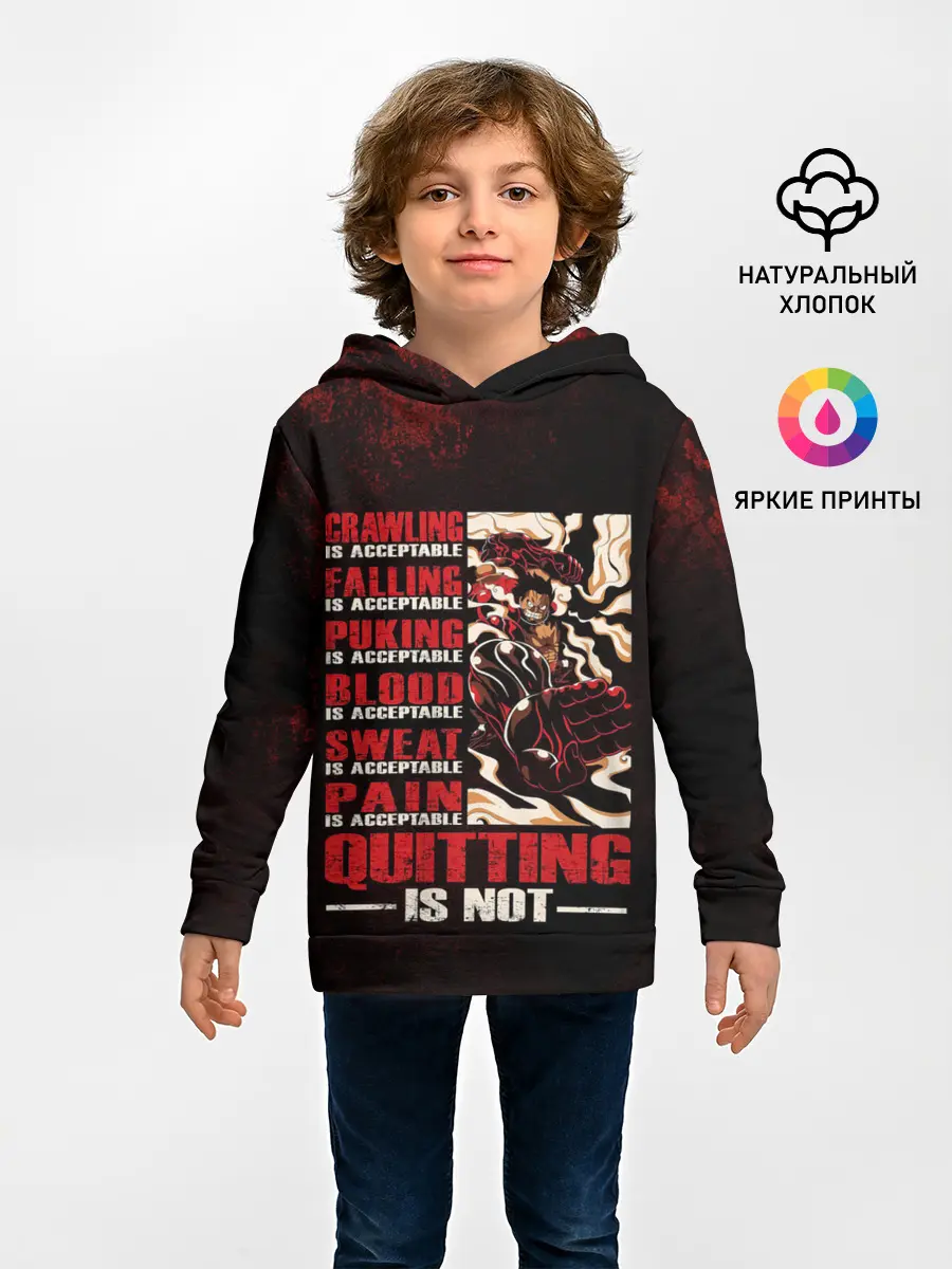 Детское худи / Агрессия Луффи One Piece