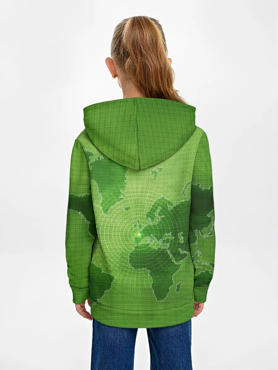 Детское худи / Карта мира