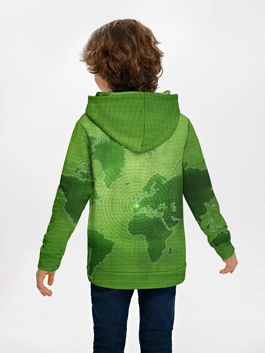 Детское худи / Карта мира