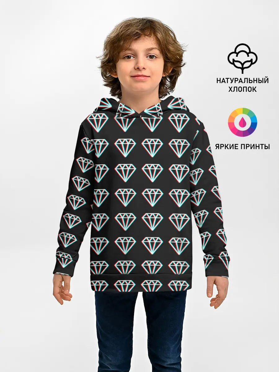 Детское худи / Diamonds Glitch