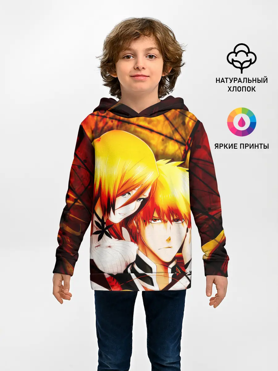 Детское худи / Ичиго Куросаки и Орихиме Иноуэ