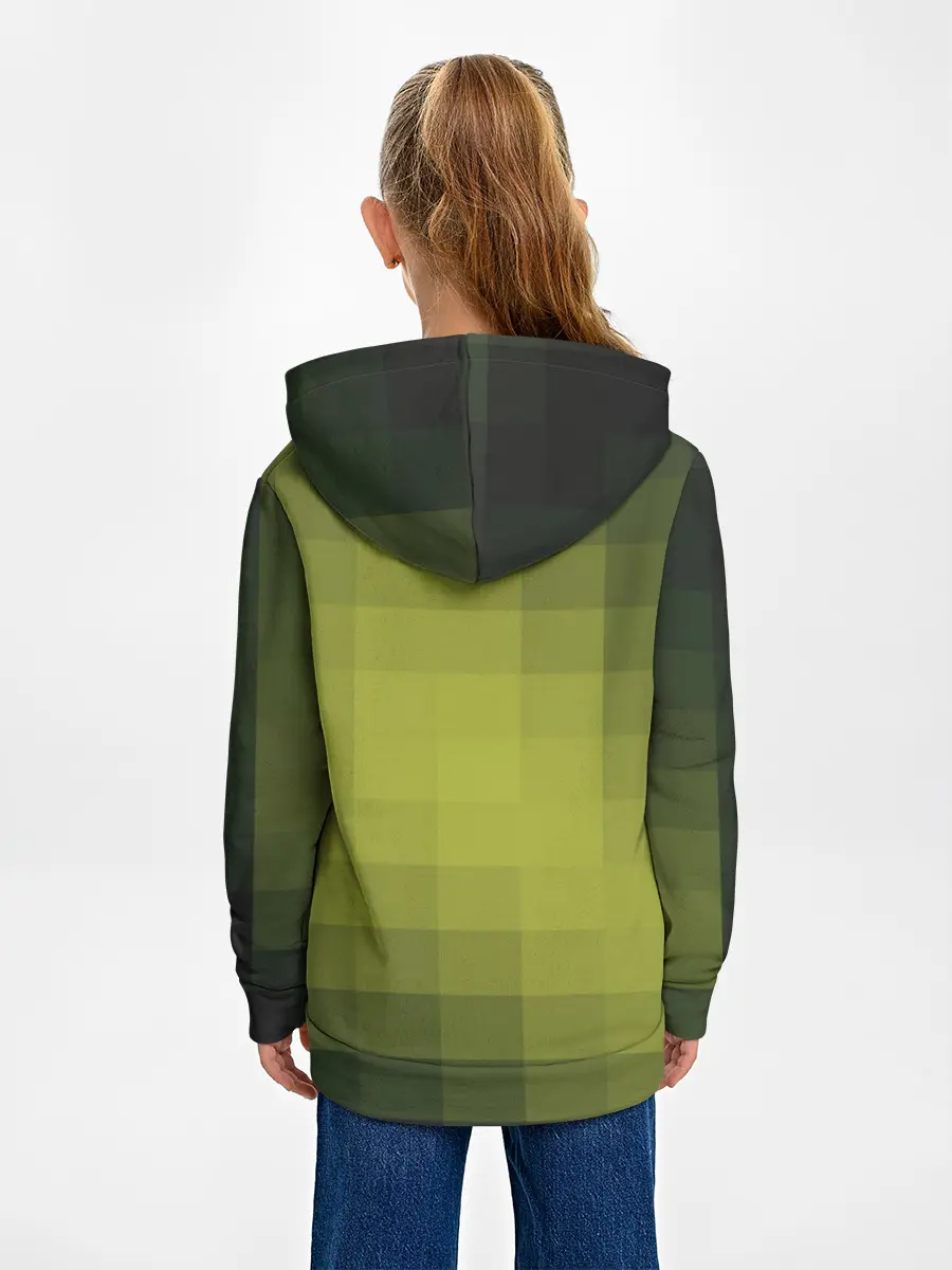 Детское худи / Милитари мозаика