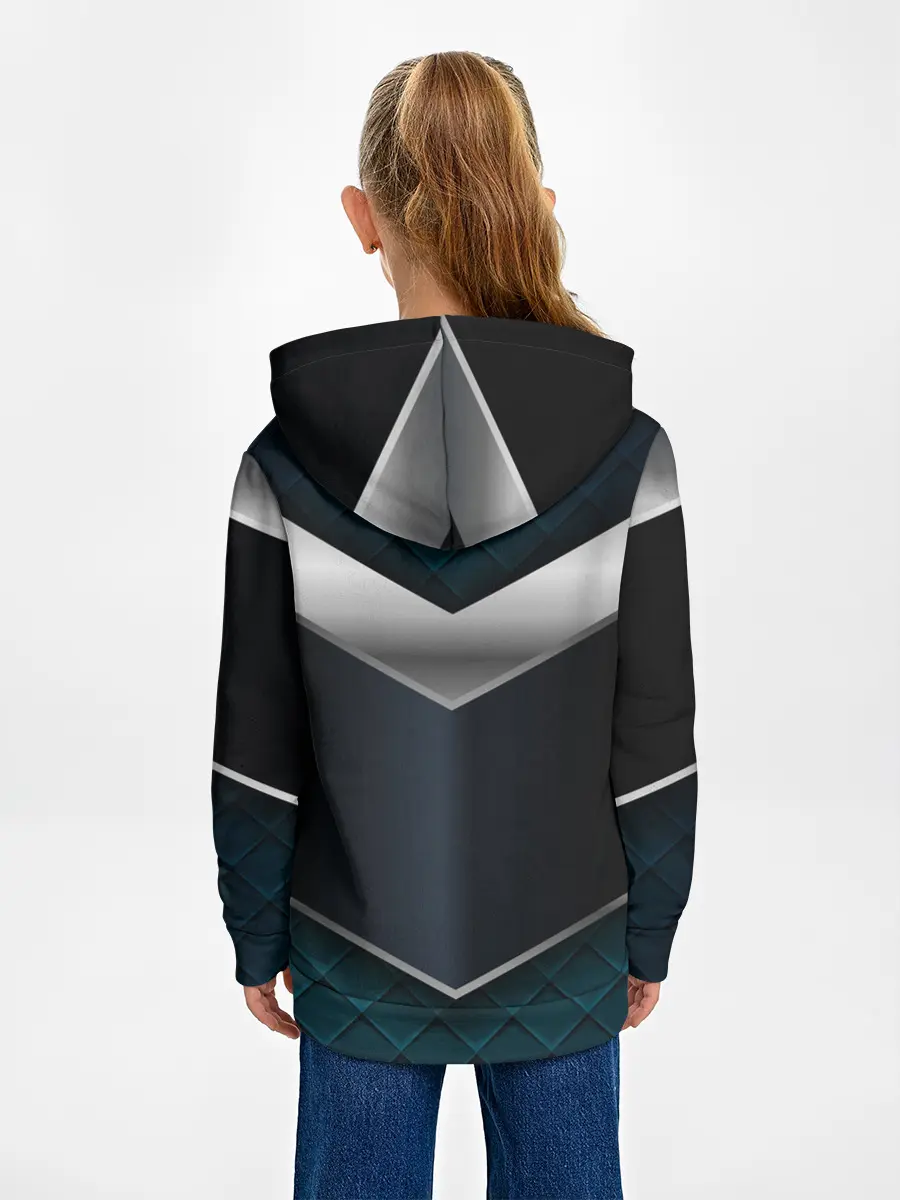 Детское худи / 3D dark metal