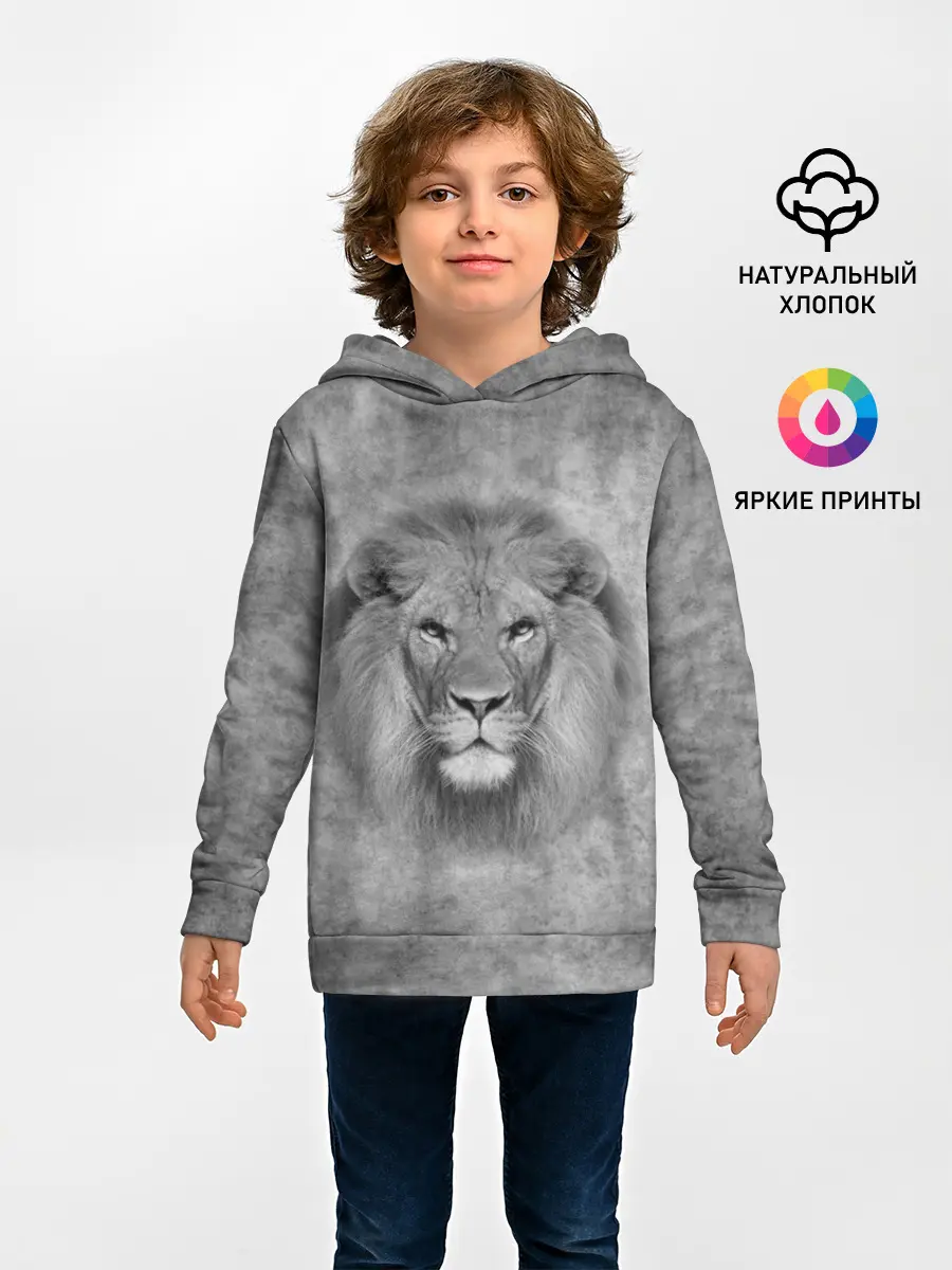 Детское худи / Лев