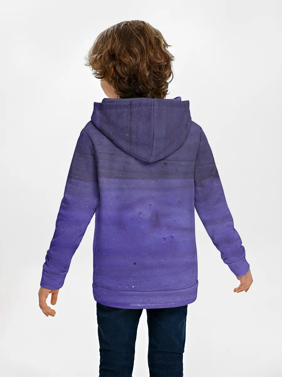 Детское худи / Фиолетовые краски