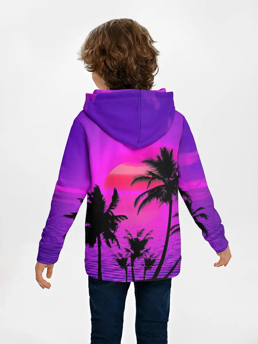 Детское худи / Неоновый Закат