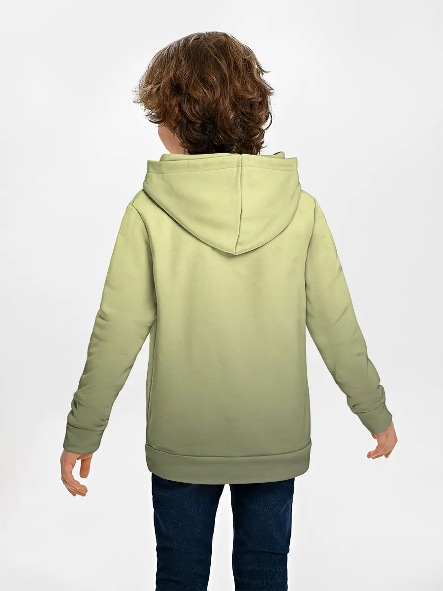 Детское худи / лесной волшебник акварель