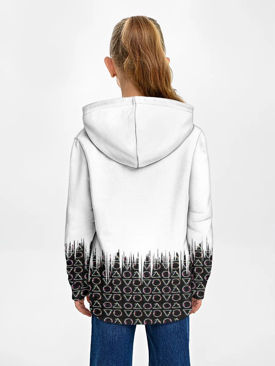 Детское худи / Игра в кальмара фигуры,