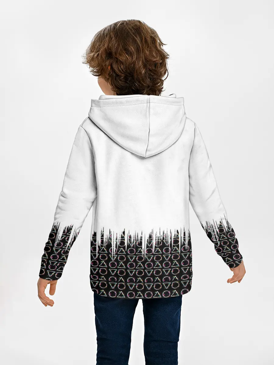 Детское худи / Игра в кальмара фигуры,