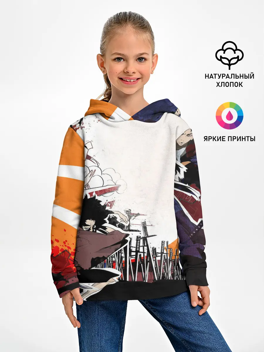 Детское худи / Афросамурай аниме