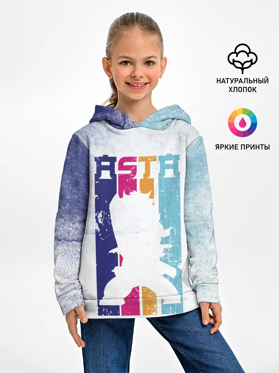 Детское худи / Стена Аста Чёрный клевер