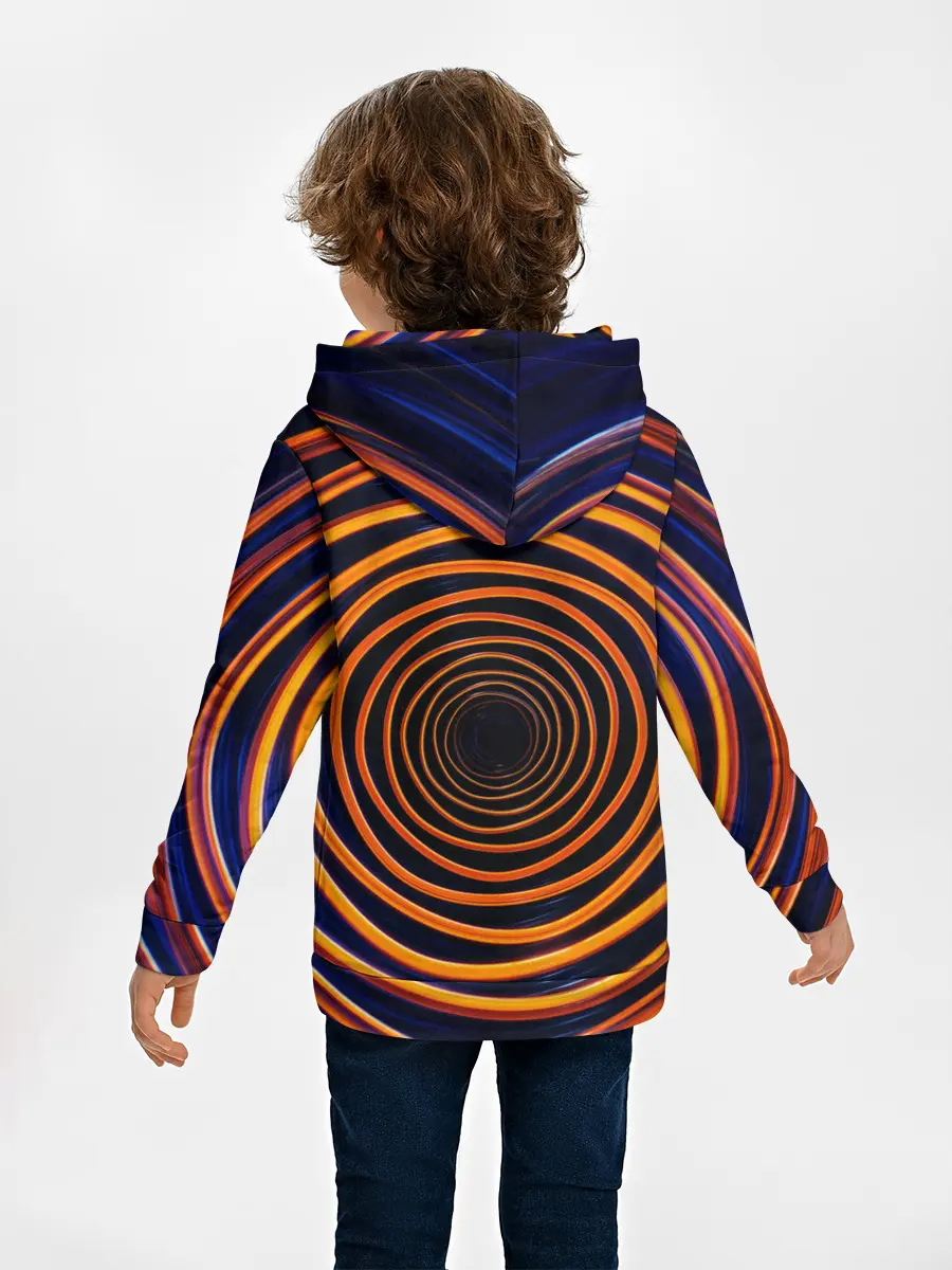 Детское худи / Круги неоновые