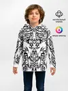 Детское худи / ТАТУ ЧЕРНО БЕЛОЕ УЗОР