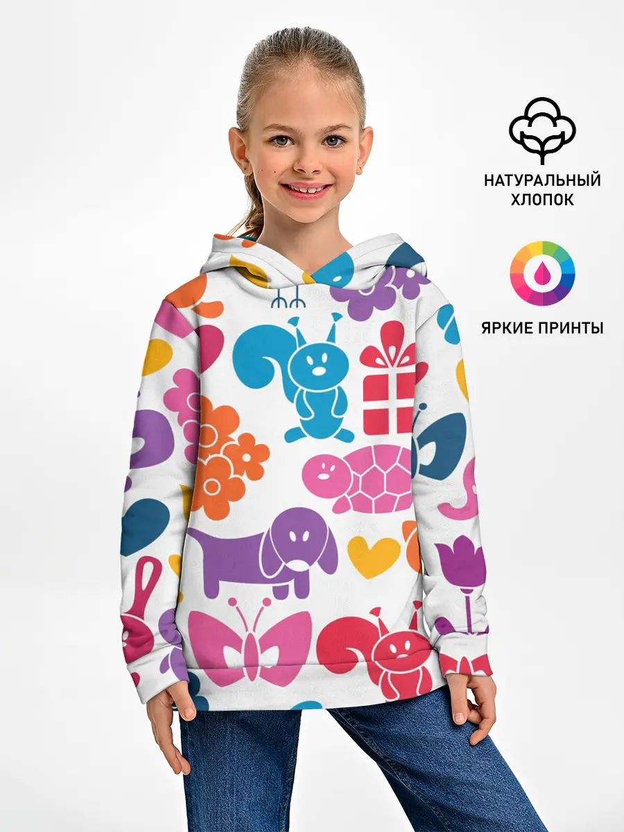 Детское худи / Звери, детская