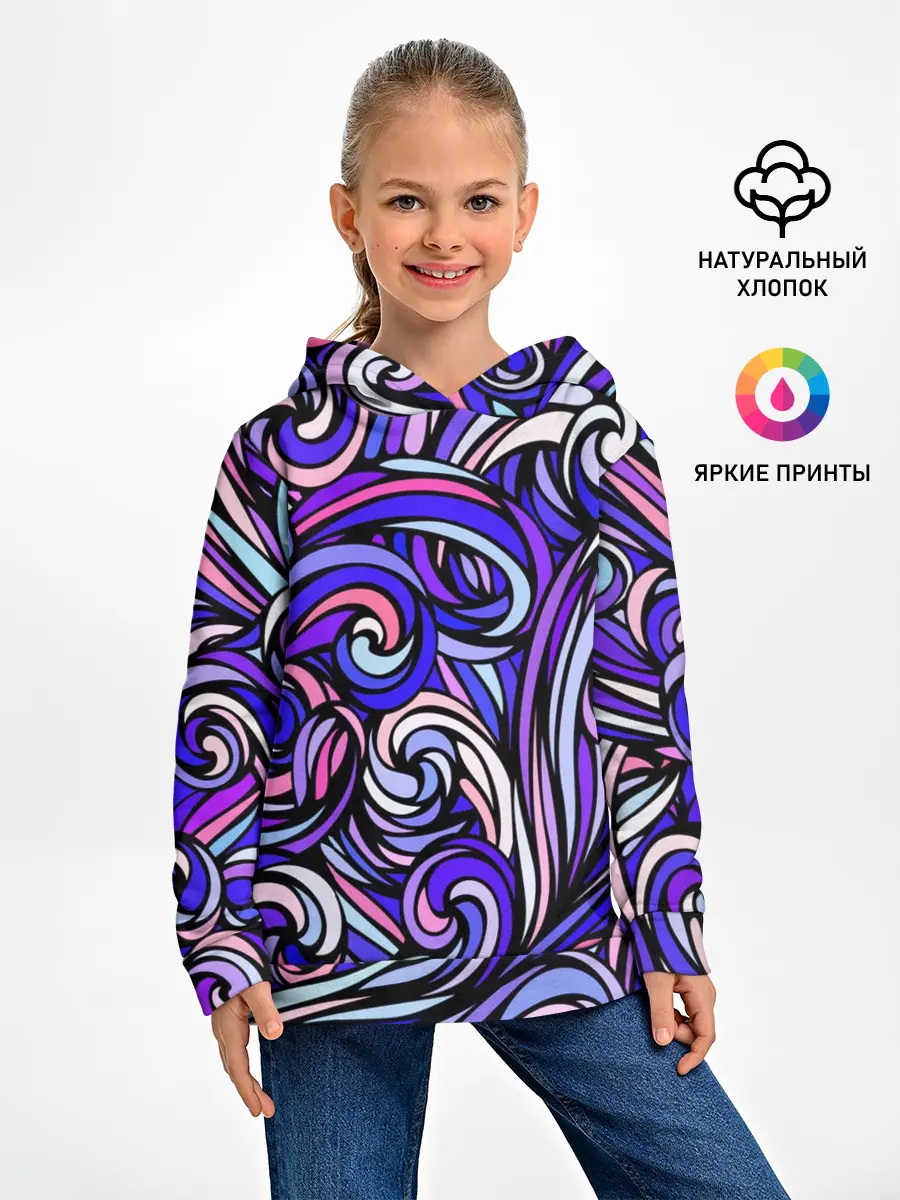 Детское худи / Волны