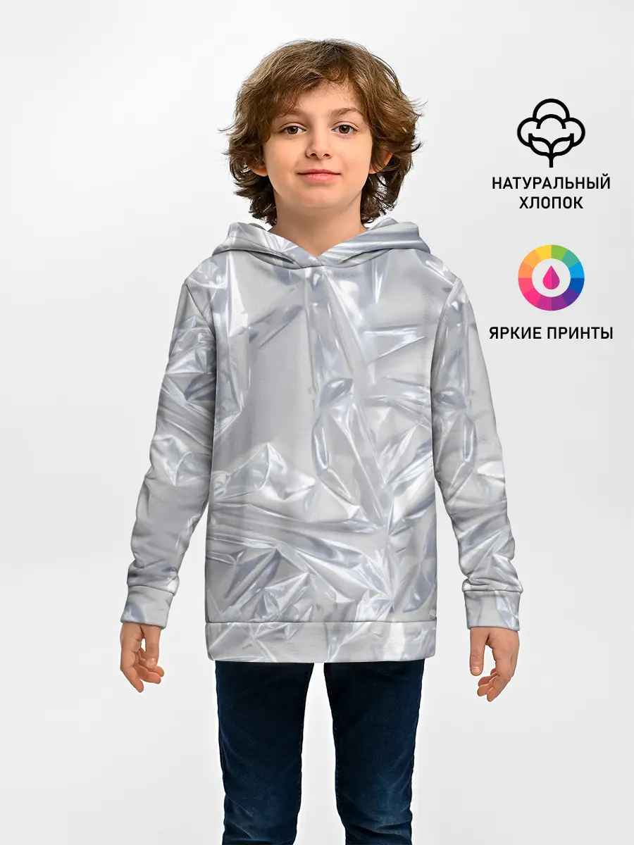 Детское худи / Голографичная фольга