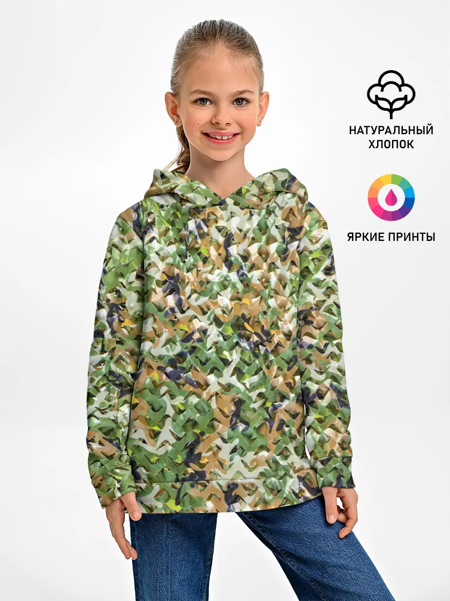 Детское худи / ПЕЙНТБОЛ КАМУФЛЯЖ | PAINTBALL