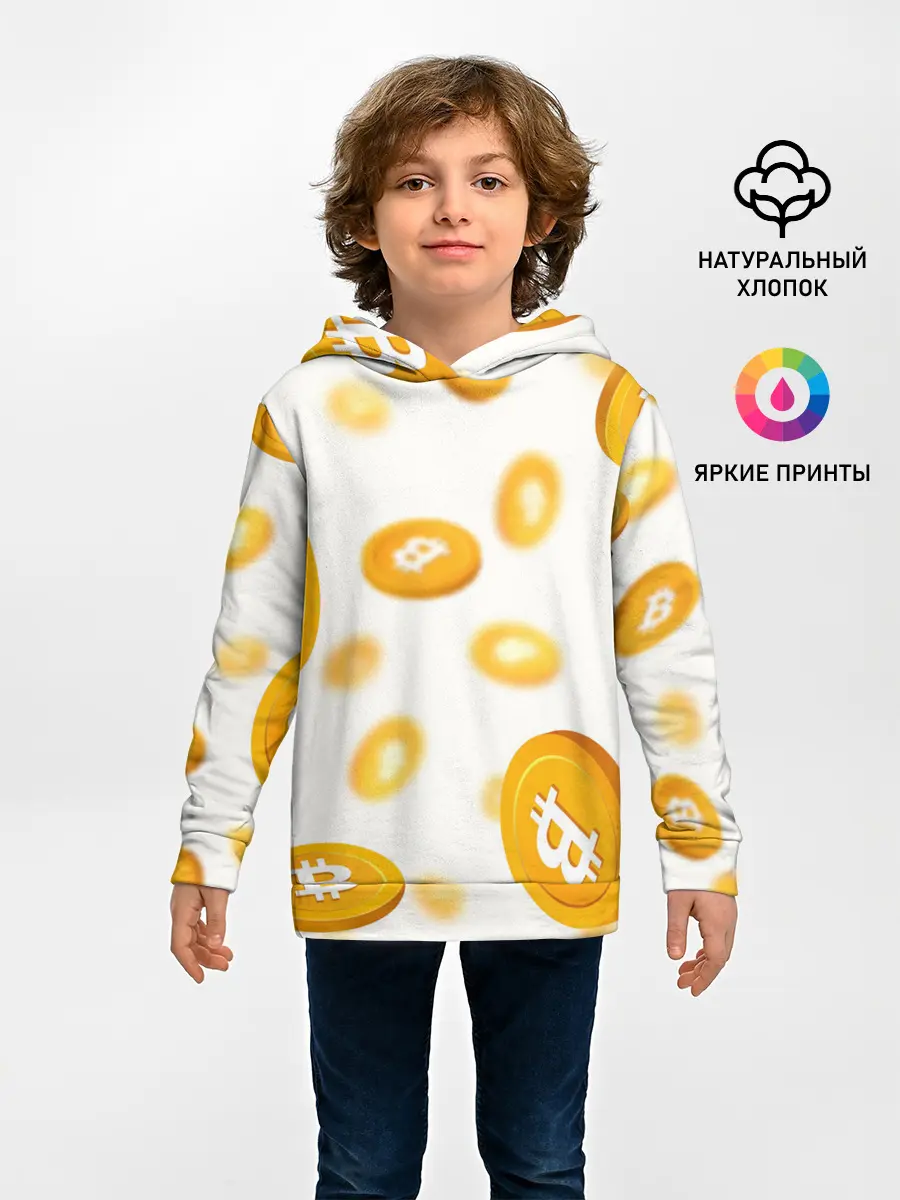 Детское худи / BITCOIN КРИПТОВАЛЮТА | CRYPTOCURRENCIES
